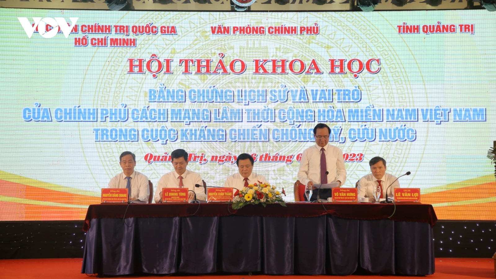 Hội thảo khoa học về vai trò của Chính phủ CM lâm thời Cộng hòa miền Nam Việt Nam